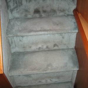 1997 372 Aft Cabin Stairs to Cabin