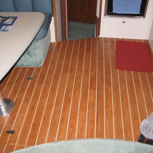 Galley Floor in 372 Aft Cabin.