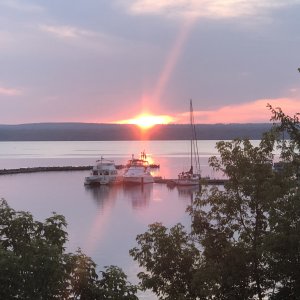 Sunset over the Ark