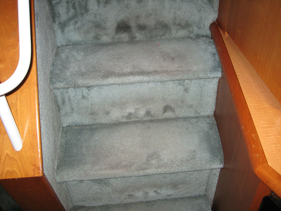 1997 372 Aft Cabin Stairs to Cabin