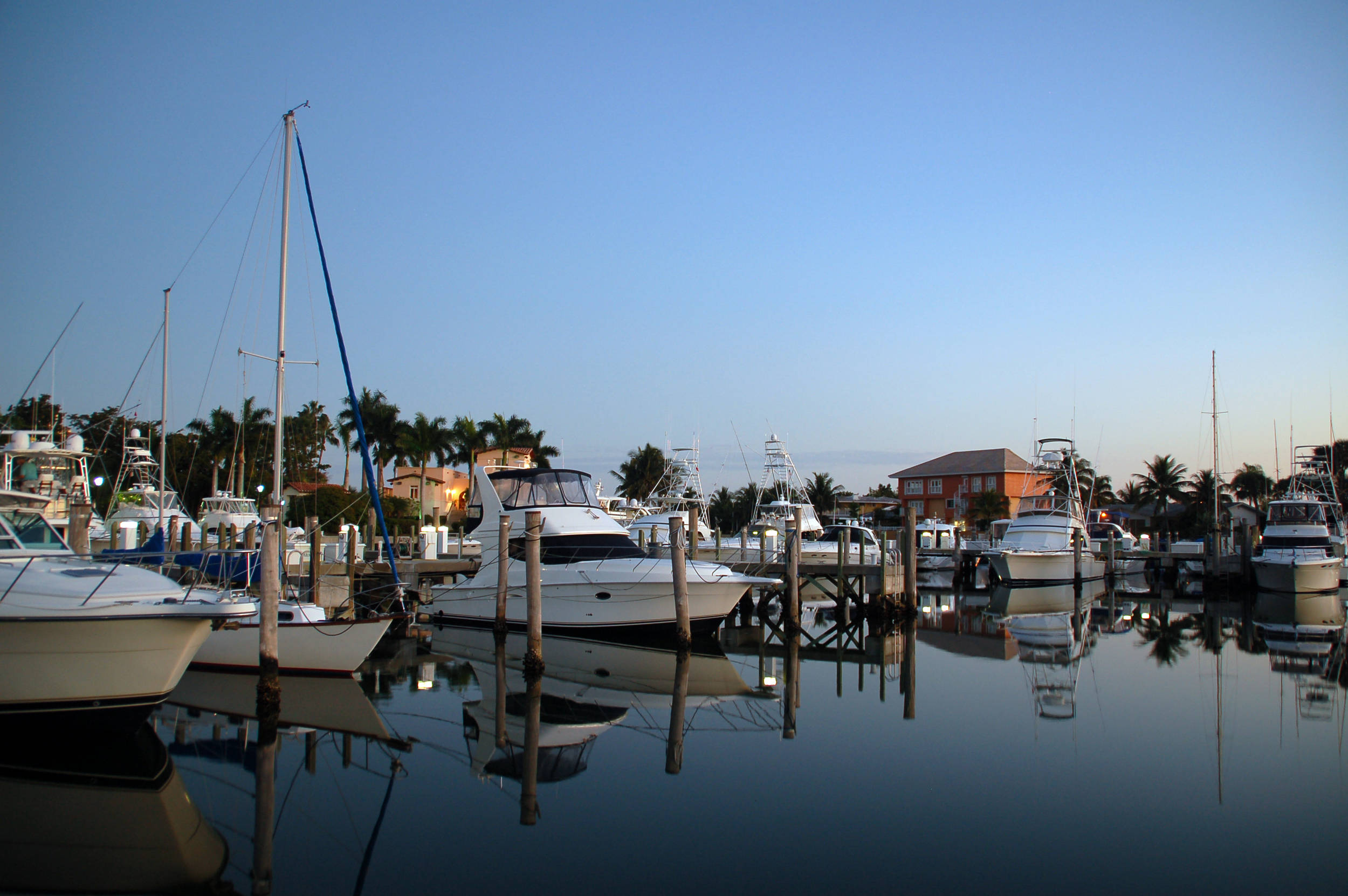 Our marina at Deering Bay